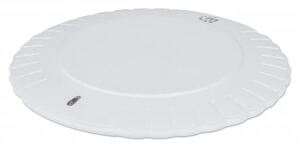 Manhattan Kabelloses Induktionsladegerät 5 W, Qi™-zertifizierter Wireless Charger, sichere Ladung mit 5 W (5 V/1 A), rundes Ladepad, weiß