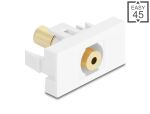 DELOCK Easy 45 Modul Klinkenbu 3,5mm 4 Pin > Klinkenbu...