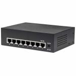 Intellinet 8-Port Gigabit Ethernet PoE+ Switch, IEEE 802.3at/af Power over Ethernet (PoE+/PoE)-konform, 60 W, Desktop