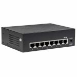 Intellinet 8-Port Gigabit Ethernet PoE+ Switch, IEEE 802.3at/af Power over Ethernet (PoE+/PoE)-konform, 60 W, Desktop