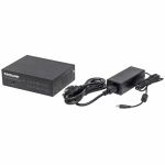 Intellinet 8-Port Gigabit Ethernet PoE+ Switch, IEEE 802.3at/af Power over Ethernet (PoE+/PoE)-konform, 60 W, Desktop