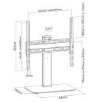 Equip 32"-55" Universalnetzteil TV-Ständer