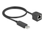 DELOCK Serielles Anschlusskabel mit FTDI Chipsatz, 50cm schw
