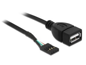 DELOCK USB Kabel Pinheader 4Pin -> A Bu/Bu 0.40m