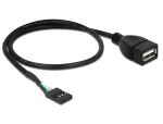 DELOCK USB Kabel Pinheader 4Pin -> A Bu/Bu 0.40m