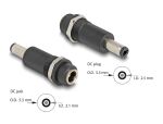 DELOCK Adapter DC 5,5 x 2,1 mm Buchse > DC 5,5 x 2,5...