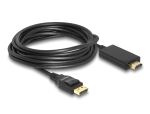 DELOCK Displayport Kabel DP -> HDMI St/St 4K 5.00m schwarz