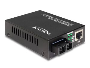 Medienkonverter Delock 100Base SC-Duplex -> RJ45 Bu/Bu 2