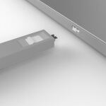 Lindy 40427 Schnittstellenblockierung Schnittstellenblockierung + Schlüssel USB Typ-C Weiß 5 Stück(e)