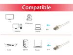 Equip Cat.6A Pro S/FTP Patchkabel mit Cat.7-Rohkabel, 1.0m, Weiss