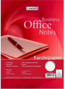 LANDRE Kanzleipapier Office A3/A4 gefalzt 80 g/qm 250Stk