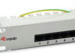 Equip 25-Port Cat.3 RJ45 ISDN Patch Panel, hellgrau