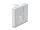 DeLOCK Easy 45 V-Modulblende für Keystone Modul 1 Port mit Staubschutzklappe 45 x 45 mm weiß