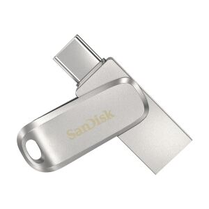 SanDisk Ultra Dual Drive Luxe USB-Stick 128 GB USB Type-A / USB Type-C 3.2 Gen 1 (3.1 Gen 1) Edelstahl