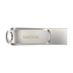 SanDisk Ultra Dual Drive Luxe USB-Stick 128 GB USB Type-A / USB Type-C 3.2 Gen 1 (3.1 Gen 1) Edelstahl