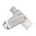 SanDisk Ultra Dual Drive Luxe USB-Stick 128 GB USB Type-A / USB Type-C 3.2 Gen 1 (3.1 Gen 1) Edelstahl