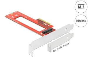DELOCK PCI Express x4 Karte zu 1 x M.3 / NF1 Slot low profil