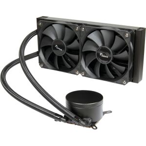 Inter-Tech B-240 Prozessor All-in-One-Flüssigkeitskühler 12 cm Schwarz 1 Stück(e)