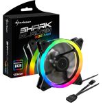Sharkoon Lüfter 120*120*25 SHARK Blades RGB schwa