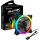 Sharkoon Lüfter 120*120*25 SHARK Blades RGB schwa