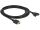 DELOCK HDMI-Kabel A->A St/Bu z.Einbau 4K 30Hz 2.00m schwarz