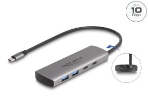 DELOCK USB 10 Gbps 2 Port USB Typ-A + 2 Port