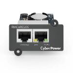 CyberPower RMCARD205 Netzwerkkarte 100MB, IPv4/v6, SNMPv1/v3, HTTP/HTTPs, TCP/IP, UDP, DHCP, NTP, DNS, SMTP, SSH, SSL, TLS, Telnet, FTP und Syslog, komp. mit ext. Sensor (Optional), für Expansion Port