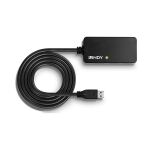 Lindy 43159 Schnittstellen-Hub USB 3.2 Gen 1 (3.1 Gen 1) Type-A 5000 Mbit/s Schwarz