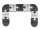 DELOCK Kabelhalter selbstklebend modular Set 9 Stück