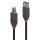 Lindy 36672 USB Kabel USB 2.0 1 m USB A USB B 0,48 Gbit/s Schwarz