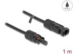 DELOCK DL4 Solar Kabel 6 mm Stecker zu Buchse 1 m schwarz