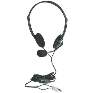 Manhattan Stereoheadset, Federleichtes Design, integriertes Mikrofon, Lautstärkeregler im Kabel integriert