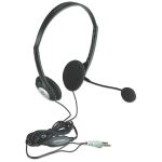 Manhattan Stereoheadset, Federleichtes Design, integriertes Mikrofon, Lautstärkeregler im Kabel integriert