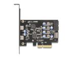 DELOCK PCI Express x4 Karte zu 2 x extern USB Type-C