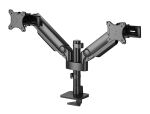 Neomounts DS65S-950BL2 Monitorarm 24-34" - Gasfeder - Topfix - mehrfach verstellbar - 180°-Stopp