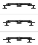 Neomounts DS65S-950BL2 Monitorarm 24-34" - Gasfeder - Topfix - mehrfach verstellbar - 180°-Stopp