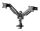 Neomounts DS65S-950BL2 Monitorarm 24-34" - Gasfeder - Topfix - mehrfach verstellbar - 180°-Stopp