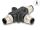 DELOCK M12 T-Splitter A-kodiert 4 Pin 1 xSt . zu 2 x Stecker