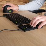 R-Go Tools Tastatur R-Go Numpad Break, ergonomischer Ziffernblock mit Pausensoftware, kabelgebunden, schwarz