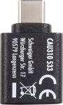 Schwaiger CAU310 533 Kabeladapter USB Type-C USB Type-A Schwarz