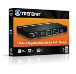 Trendnet TPE-1620WS Netzwerk-Switch Managed L2 Gigabit Ethernet (10/100/1000) Power over Ethernet (PoE) 1U Schwarz