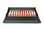 Digitus Desktop CAT 6A, Klasse EA Patch Panel, geschirmt, schwarz