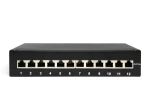 Digitus Desktop CAT 6A, Klasse EA Patch Panel, geschirmt, schwarz