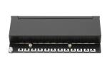 Digitus Desktop CAT 6A, Klasse EA Patch Panel, geschirmt, schwarz