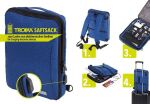 TROIKA SAFTSACK Rucksack City backpack Blau Polyester