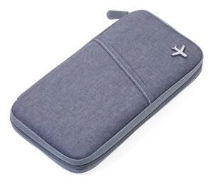 TROIKA SAFE FLIGHT Dokumententasche Grau Polyester