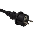 LogiLink LPS256 Verlängerungskabel 1,5 m 6 AC-Ausgänge Draußen Schwarz, Gelb