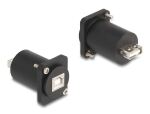 DELOCK D-Typ Modul USB 2.0 Typ-B Bu zu Typ-A Bu m Schrauben