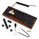 Sharkoon 100068100 Tastatur Büro USB QWERTZ Deutsch Holz