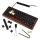 Sharkoon 100068100 Tastatur Büro USB QWERTZ Deutsch Holz